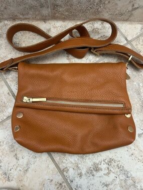 hammitt vip medium crossbody cognac Brown Leather Bag nwot